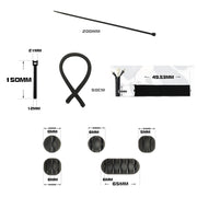 119 In 1 Desktop Data Cable Organizer Storage Winder Combination Set