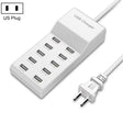 USB Multi-port Charger Mobile Phone Fast Charging Universal Fast Adapter 10 Interface US Plug - Multifunction Charger by PMC TechLife | Online Shopping South Africa | PMC TechLife