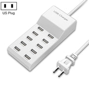 USB Multi-port Charger Mobile Phone Fast Charging Universal Fast Adapter 10 Interface US Plug