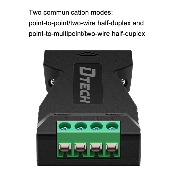 DTECH DT-9001 Industrial Grade Lightning And Surge Protection RS232 To 485 Converter