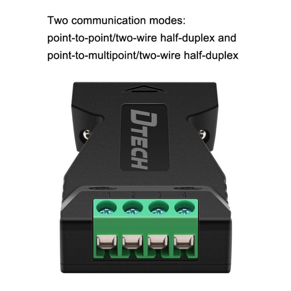 DTECH DT-9001 Industrial Grade Lightning And Surge Protection RS232 To 485 Converter