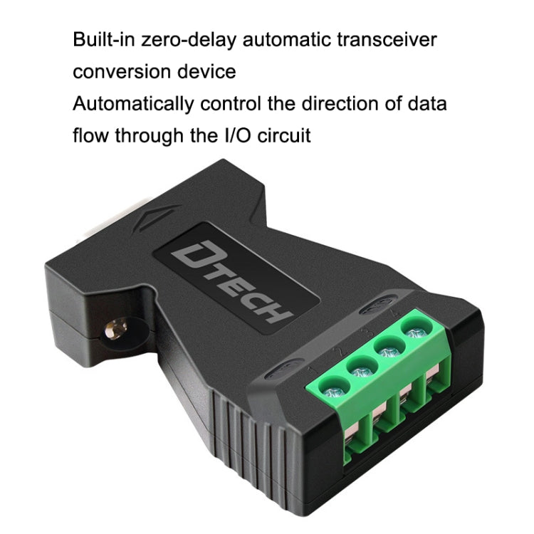 DTECH DT-9001 Industrial Grade Lightning And Surge Protection RS232 To 485 Converter