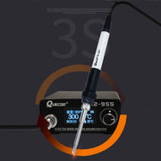 QUECOO 1.3-inch Screen Constant Temperature Soldering Iron, Set: EU Plug (955+M8)