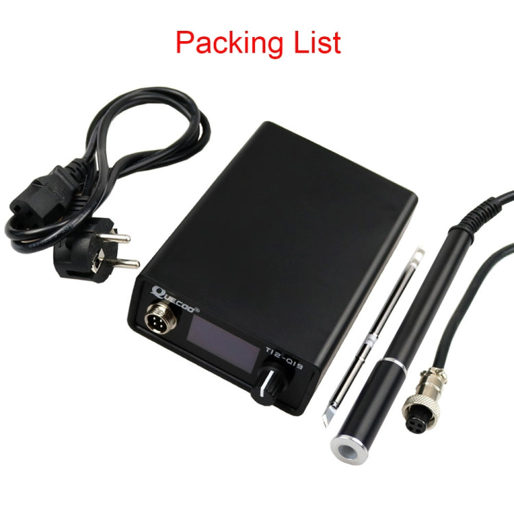 QUECOO 1.3 Inch Display Soldering Station with Handle, Set: US Plug (Q19+907)