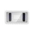 Retractable Rotating Bathroom Waterproof Mobile Phone Box Wall Mount Mobile Phone Holder(White) - Hand-Sticking Bracket by PMC TechLife | Online Shopping South Africa | PMC TechLife