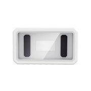 Retractable Rotating Bathroom Water-resistant Mobile Phone Box Wall Mount Mobile Phone Holder(White)