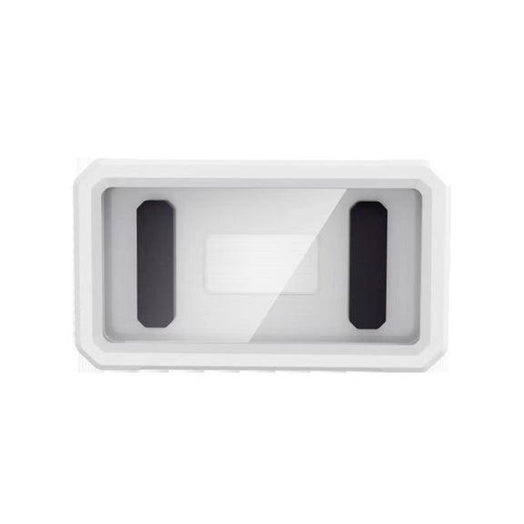Retractable Rotating Bathroom Water-resistant Mobile Phone Box Wall Mount Mobile Phone Holder(White)