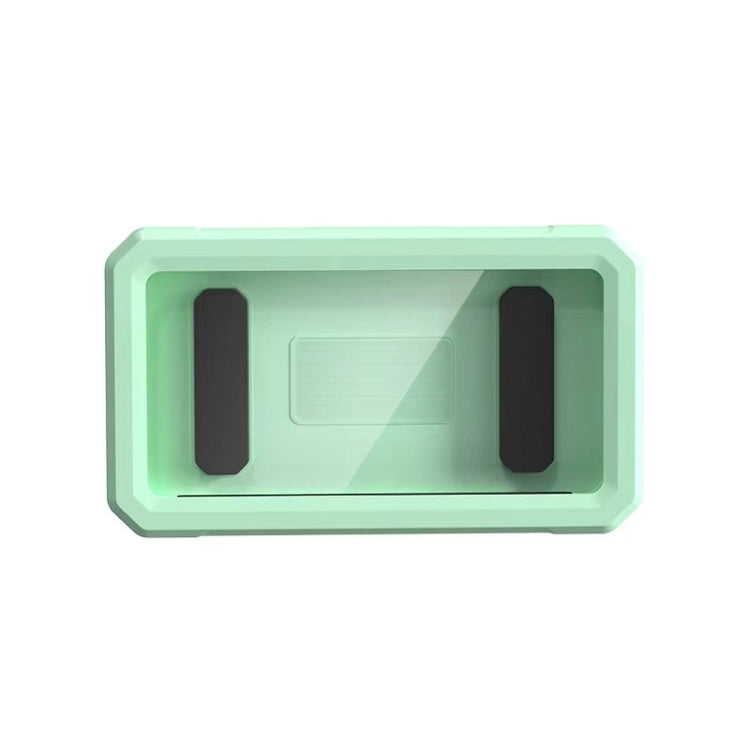Retractable Rotating Bathroom Water-resistant Mobile Phone Box Wall Mount Mobile Phone Holder(Green)