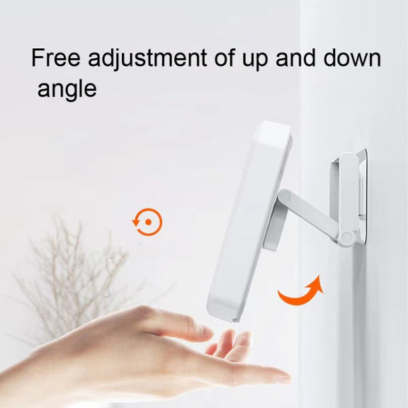 Retractable Rotating Bathroom Water-resistant Mobile Phone Box Wall Mount Mobile Phone Holder(White)