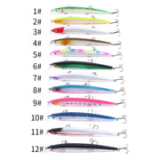 4 PCS HENGJIA MI130 13.5cm 15.5g Far Throwing Floating Water Laser Bait(2)