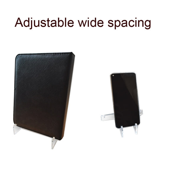 2 PCS Acrylic Bookshelf Transparent Book Display Stand  Magazine Picture Frame Stand