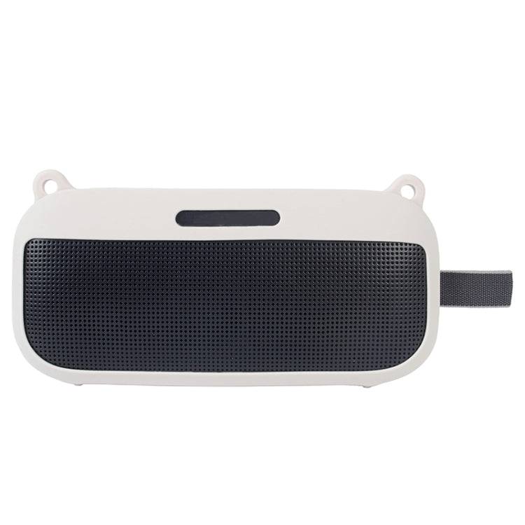 Speaker Silicone Protective Cover For Bose Soundlink Flex(Silver Gray)