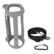 Bluetooth Speaker Silicone Protective Case For JBL Flip6(Silver Gray)