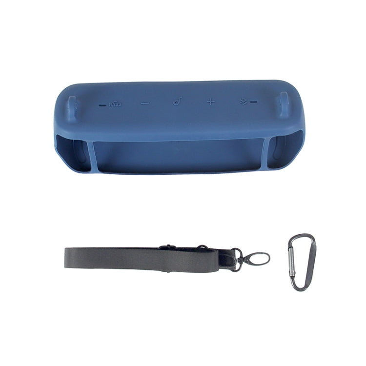 Bluetooth Speaker Silicone Case For Anker Soundcore Motion+(Blue)