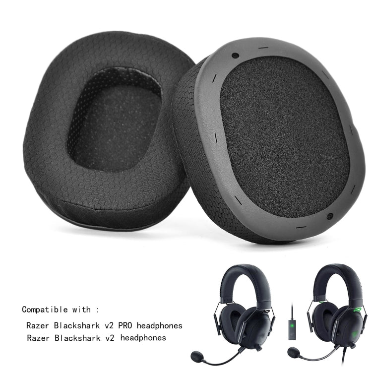 2 PCS Sponge Cover Ear Pads for Razer BlackShark V2 /V2 Pro,Style:  19B32