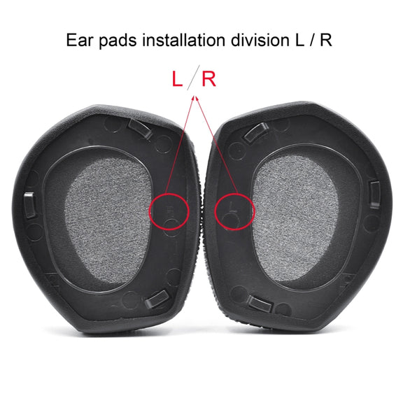 2 PCS Earpad for Sennheiser HDR RS165 RS175 RS185 RS195,Style: Protein Leather Earmuff