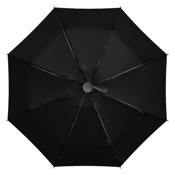 LY-0621 Five-Fold Six-bone Umbrella Simple Black Glue Sunscreen Umbrella(Ink Green)