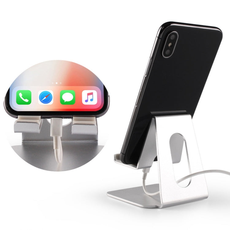 3-gear Adjustable Lazy Metal Mobile Phone Tablet Bracket(Silver)