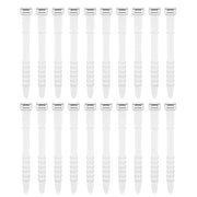 3 Sets 20pcs/Set  Fishbone Silicone Cable Tie Cable Organizer Winder, Color: White