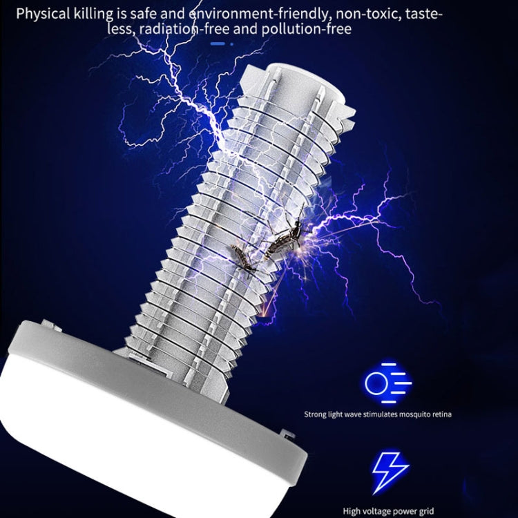 Outdoor USB Charging Lighting Mosquito Capture(W882 Brown)