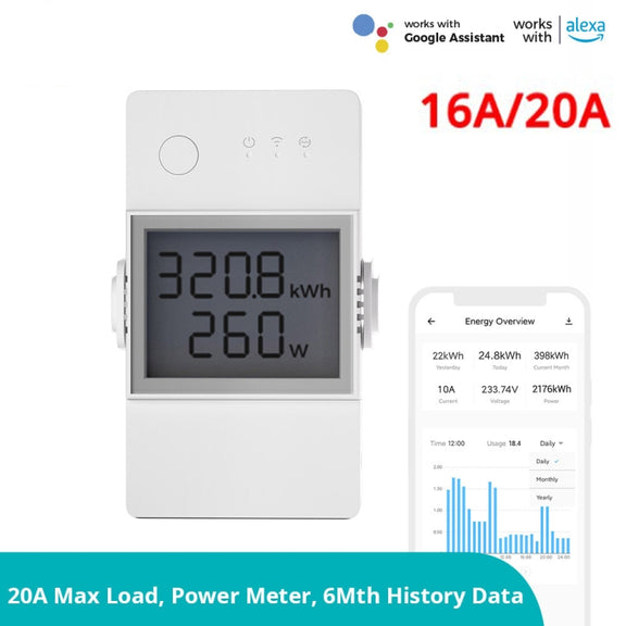 Sonoff POW Elite Intelligent Electricity Statistics Current Power Metering Switch 16A