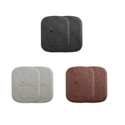SUMITAP STHP-C40 Leather Square Magnetic Sheet Magnetic Car Phone Holder Accessories(Gray)