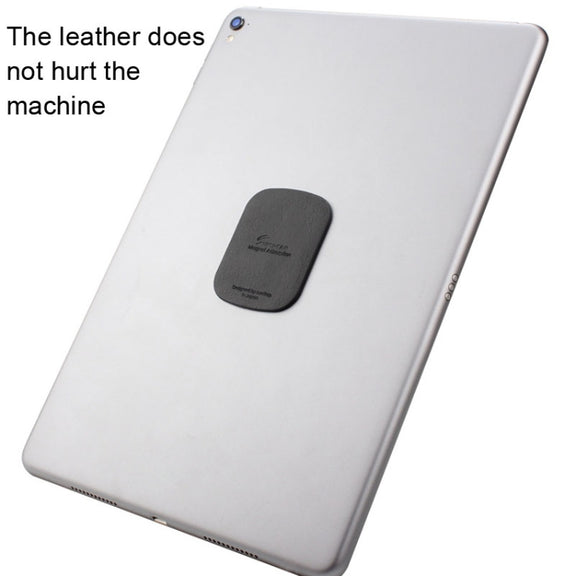 SUMITAP STHP-C40 Leather Square Magnetic Sheet Magnetic Car Phone Holder Accessories(Gray)