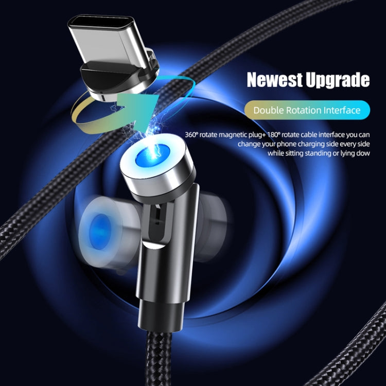 CC56 Dust Plug Rotating Magnetic Wire, Cbale Length: 1m, Style: Line(Silver)