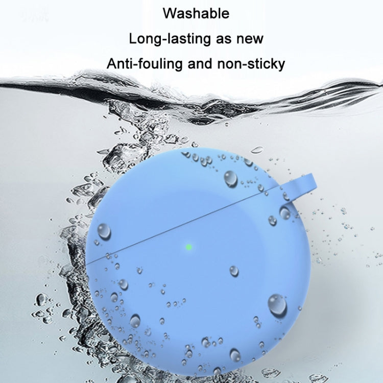 Silicone Bluetooth Earphone Cover For Huawei FreeBuds 4E(Noon Blue)