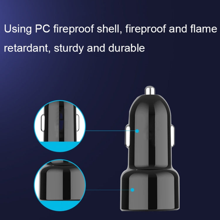 IBD321-Q3 Universal Fireproof Mobile Phone Car Charger, Model: 4.8A+24W