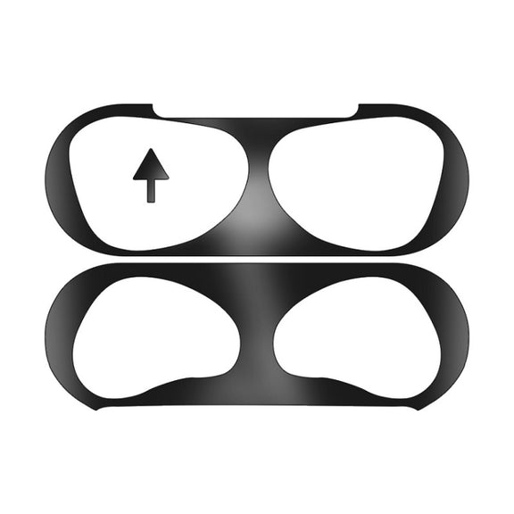 2 PCS Headphone Inner Cover Sticker Dustproof Protective Film For Airpods 3(Black)