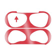 2 PCS Headphone Inner Cover Sticker Dustproof Protective Film For Airpods 3(Red) - Protective Sticker by PMC TechLife | Online Shopping South Africa | PMC TechLife | Buy Now Pay Later Mobicred