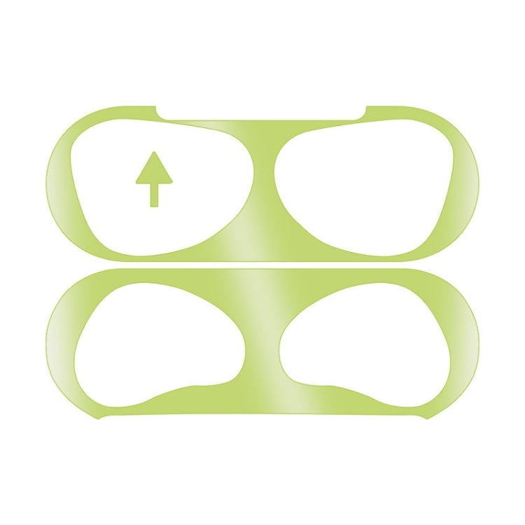2 PCS Headphone Inner Cover Sticker Dustproof Protective Film For Airpods 3(Green)