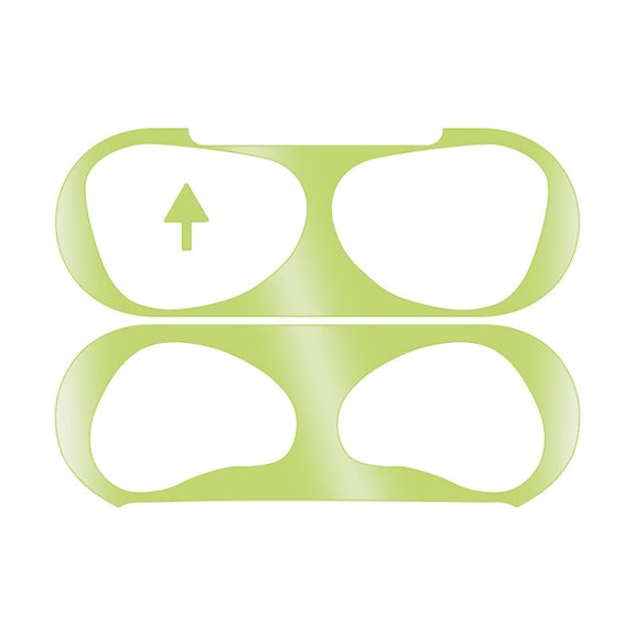 2 PCS Headphone Inner Cover Sticker Dustproof Protective Film For Airpods 3(Green)