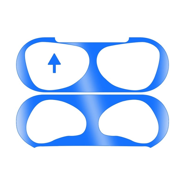 2 PCS Headphone Inner Cover Sticker Dustproof Protective Film For Airpods 3(Blue)