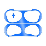 2 PCS Headphone Inner Cover Sticker Dustproof Protective Film For Airpods 3(Blue)
