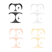 5 PCS Headphone Inner Cover Metal Dustproof Sticker For Samsung Galaxy Buds 2(Rose Gold)