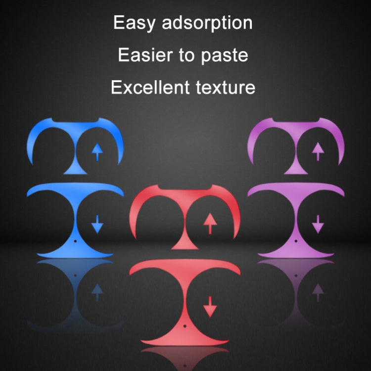 5 PCS Headphone Inner Cover Metal Dustproof Sticker For Samsung Galaxy Buds 2(Black)