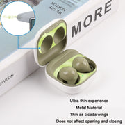5 PCS Headphone Inner Cover Metal Dustproof Sticker For Samsung Galaxy Buds 2(Black)
