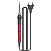 ANENG SL103 25pcs/set Intelligent Digital Display Temperature Adjustment Household Constant Temperature Soldering Iron Set 60W Internal Heat Welding Tool Kit(EU Plug)