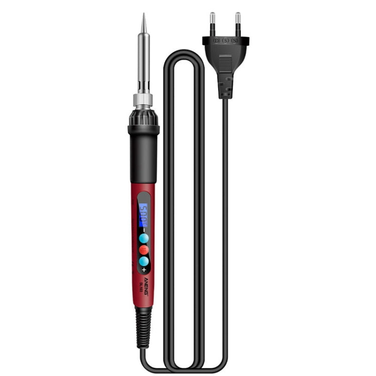 ANENG SL103 25pcs/set Intelligent Digital Display Temperature Adjustment Household Constant Temperature Soldering Iron Set 60W Internal Heat Welding Tool Kit(EU Plug)