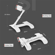 Mobile Phone Stand Bed Desktop Lap Tablet Stand Bedside Support Stand(Black)