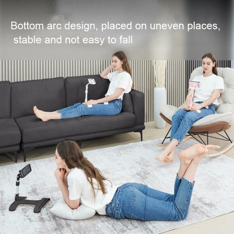 Mobile Phone Stand Bed Desktop Lap Tablet Stand Bedside Support Stand(Black)