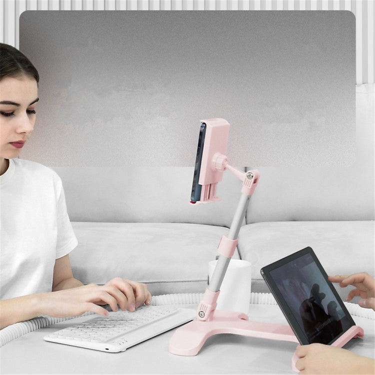 Mobile Phone Stand Bed Desktop Lap Tablet Stand Bedside Support Stand(Black)