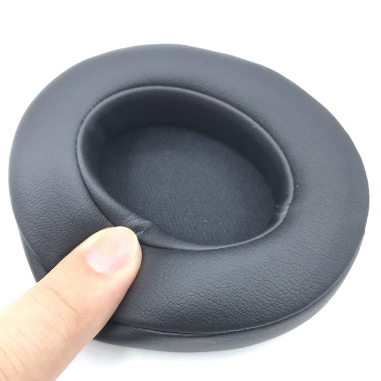 2 PCS Leather Soft Breathable Headphone Cover For Beats Studio 2/3, Color: Black