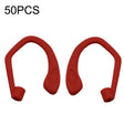 50PCS EG40 For Apple Airpods Pro Sports Wireless Bluetooth Earphone Silicone Non-slip Ear Hook(Red) - Anti-lost & Holder by PMC TechLife | Online Shopping South Africa | PMC TechLife