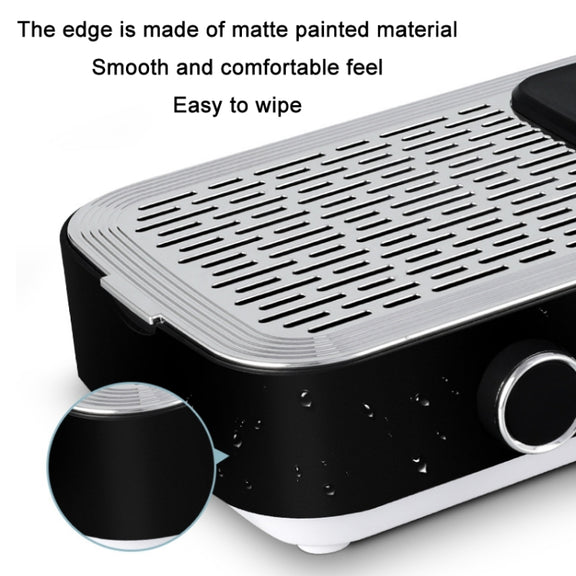 80W Wireless Rechargeable Nail Vacuum Cleaner, Specification: EU Plug (White)
