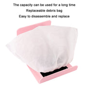 40W Nail Art Vacuum Cleaner Dust Collector, Specification: EU Plug (White)