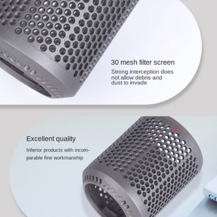 2 PCS Outer Cover Dust Filter for Dyson Hair Dryer HD01/HD03/HD08(Grey)