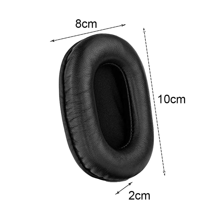 2 PCS Headset Sponge Earmuffs For SONY MDR-7506 / V6 / 900ST, Color: Net Stitching